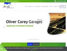 Tablet Screenshot of olivercoreygarages.com